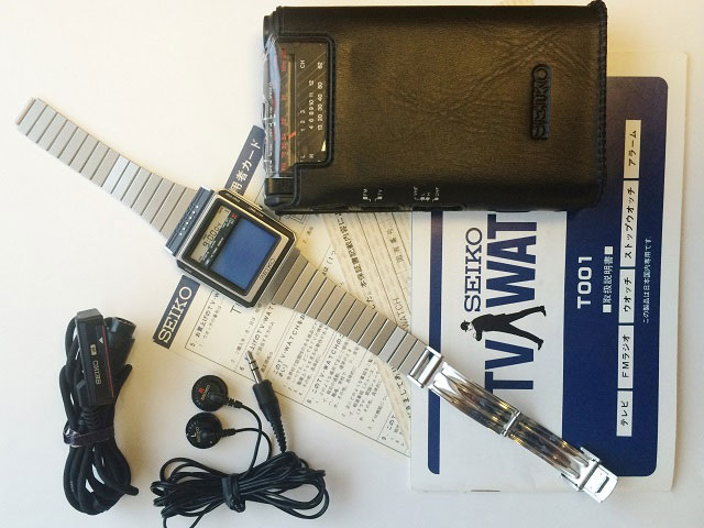 セイコー 世界初テレビ付き腕時計 テレビウオッチ TV-WATCH 1stモデル