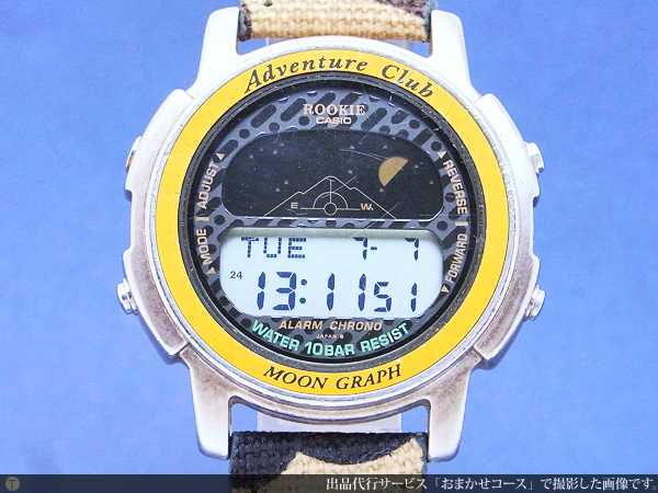 カシオ CASIO アドベンチャークラブ・ムーングラフ 月の見える方向