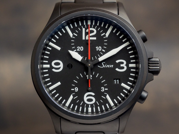 ジン Sinn 756 SR 赤秒針の国内40本限定スペシャルモデル PVD