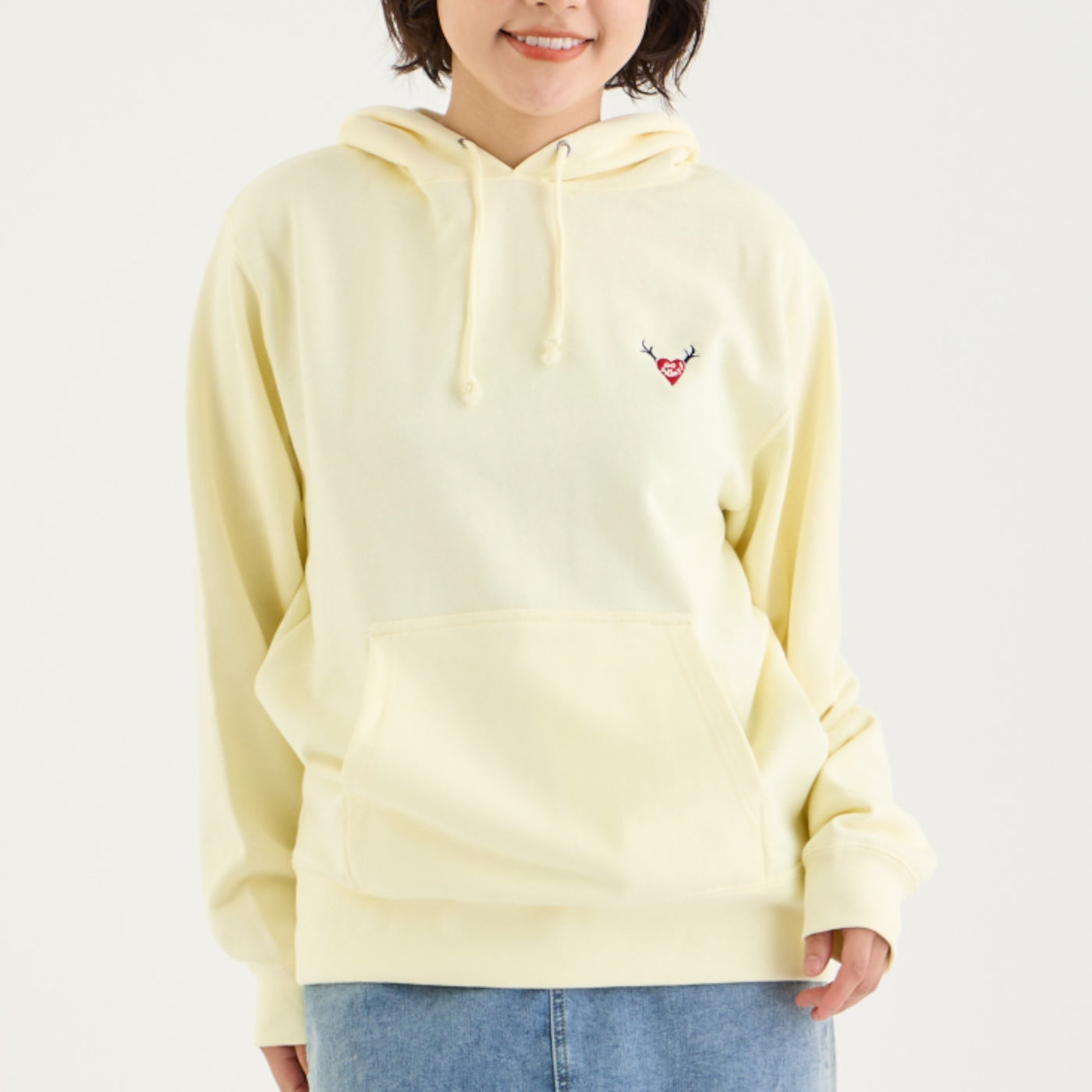 tsuno heart プルオーバーパーカー（FROST YELLOW） – 鹿島