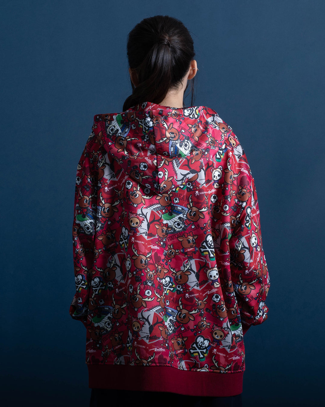 tokidoki × Antlers 総柄スウェットフルジップパーカー – 鹿島