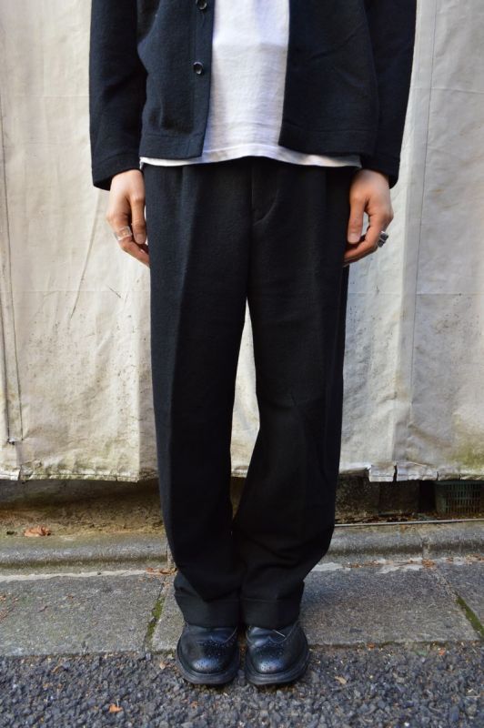 USED】tricot COMME des GARCONS(トリコ コムデギャルソン)黒ウール地