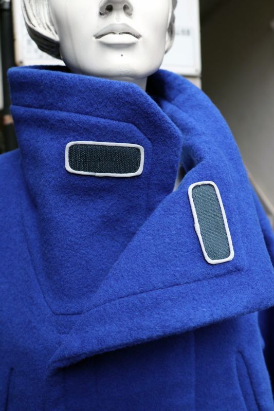 chloma クロマ】コールドスリープコート ショート ブルー