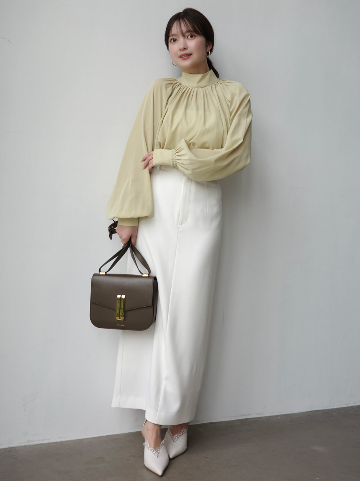 ダブルサテンナロースカート