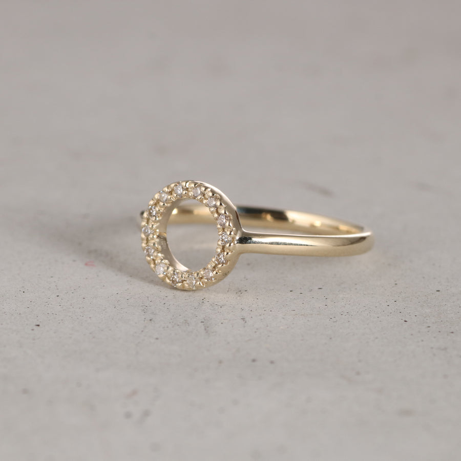 K10 ダイヤモンド サークル リング – anybelle