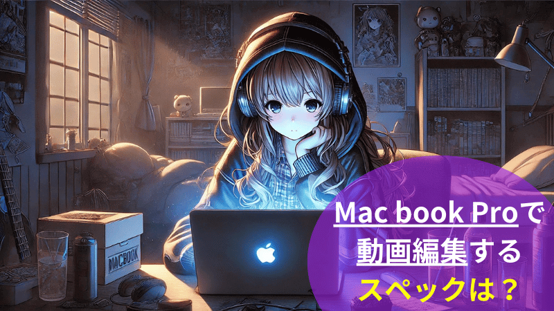 MacBook Proで動画編集の仕事はきつい？おすすめのスペックは？