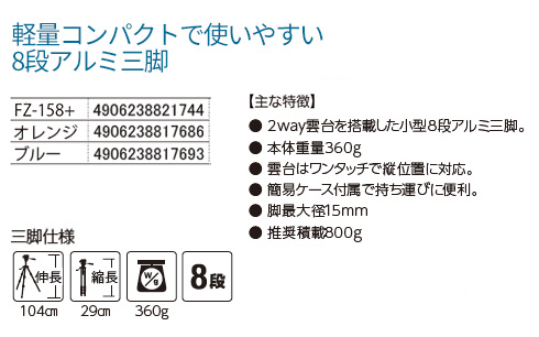 FZ-158 | アサヌマネットショップ