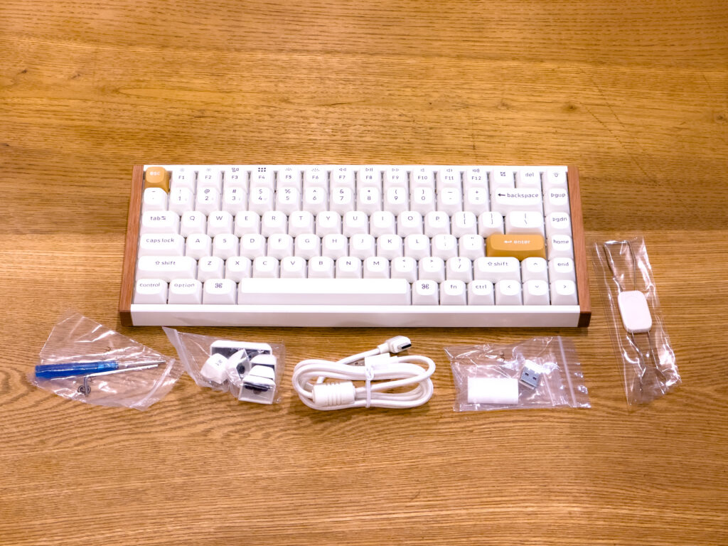 木製デザインがおしゃれ！Keychron K2 HE スペシャルエディション