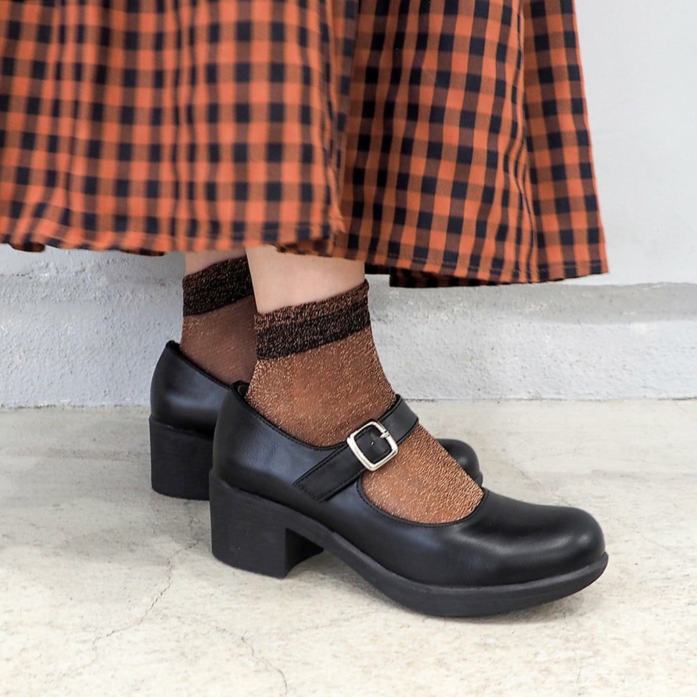 厚底ストラップシューズ（BY_8980365） | あしながおじさん / cavacava