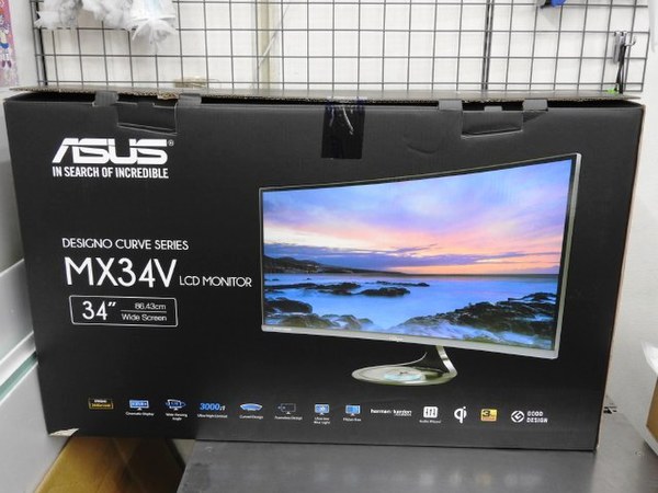 ASCII.jp：スタンドがQi対応の曲面34型液晶「MX34VQ」がASUSから