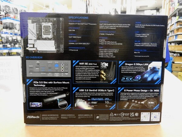 ASCII.jp：ASRockからZ690搭載のMini-ITXマザー「Z690M-ITX/ax」が登場