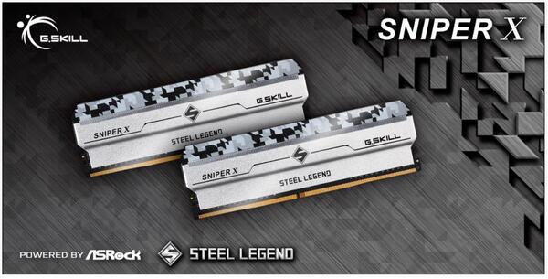 ASCII.jp：ASRock、G.SKILLとのコラボメモリー「SNIPER X STEEL LEGEND