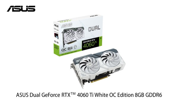 ASCII.jp：ASUS、GeForce RTX 4060 Tiシリーズ搭載ビデオカードの白色