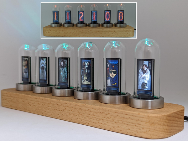 ASCII.jp：時刻表示だけじゃないニキシー管風デジタル時計「D'ESIGN