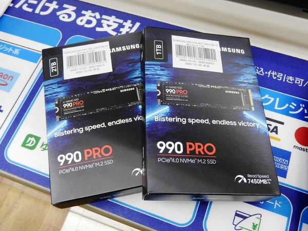 ASCII.jp：7450MB/secの高速SSD「990 PRO」がSamsungからデビュー