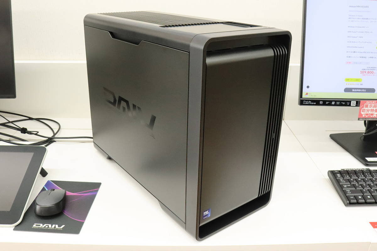 ASCII.jp：クリエイター向け・DAIVデスクトップPCにミニタワー筐体の新