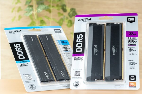 ASCII.jp：ゲームのフレームレート爆上げが狙える！ CrucialのDDR5