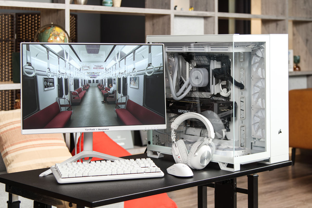 ASCII.jp：すべてが白いドスパラ限定23.8型ゲーミング液晶「VX2428J-W