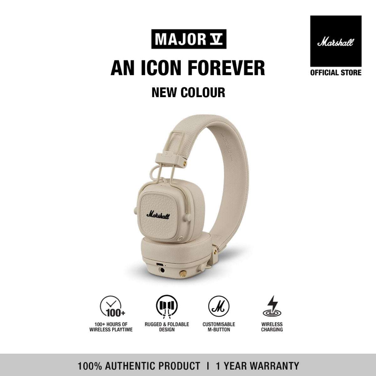 MARSHALL MAJOR V - Ash Asia