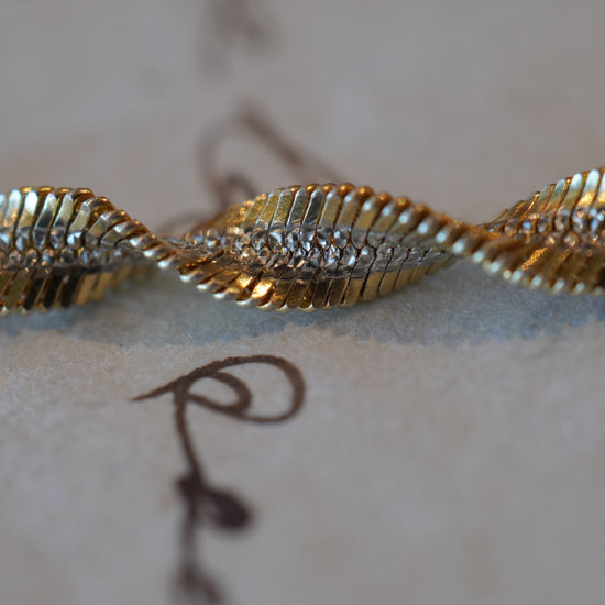 シルバー925 イタリア ヴィンテージ ブレスレット ツイスト | 芦屋Antico