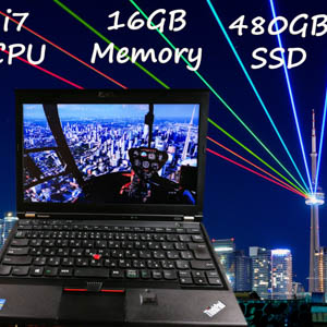 Lenovo ThinkPad X230 i7 16GB(最強最速) SSD(新品480GB) 12.5