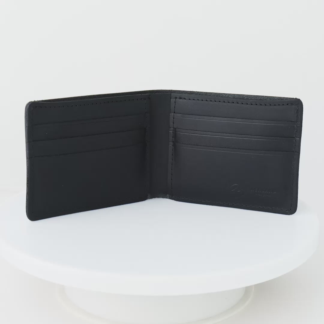 Johnny the Fox | Black Leather Wallet for Men | USA Made – Ashland