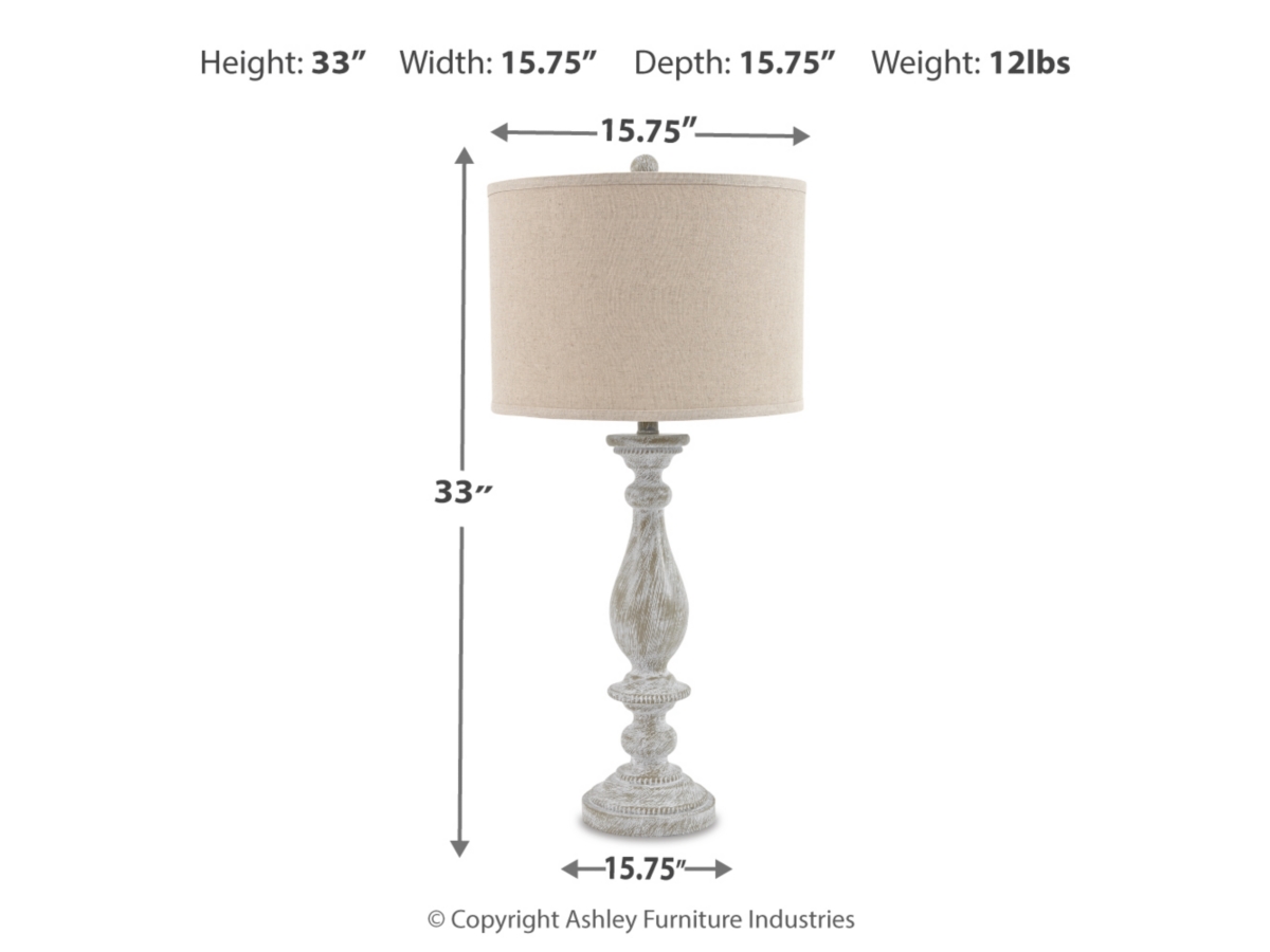 Bernadate 3-Piece Floor Lamp with 2 Table Lamps Set | Ashley