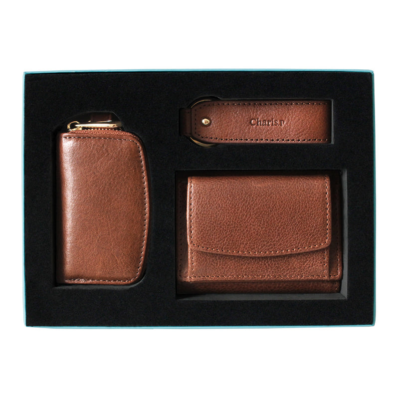 小さい財布 スマートキーケース キーホルダー CharisPoche 3点セット