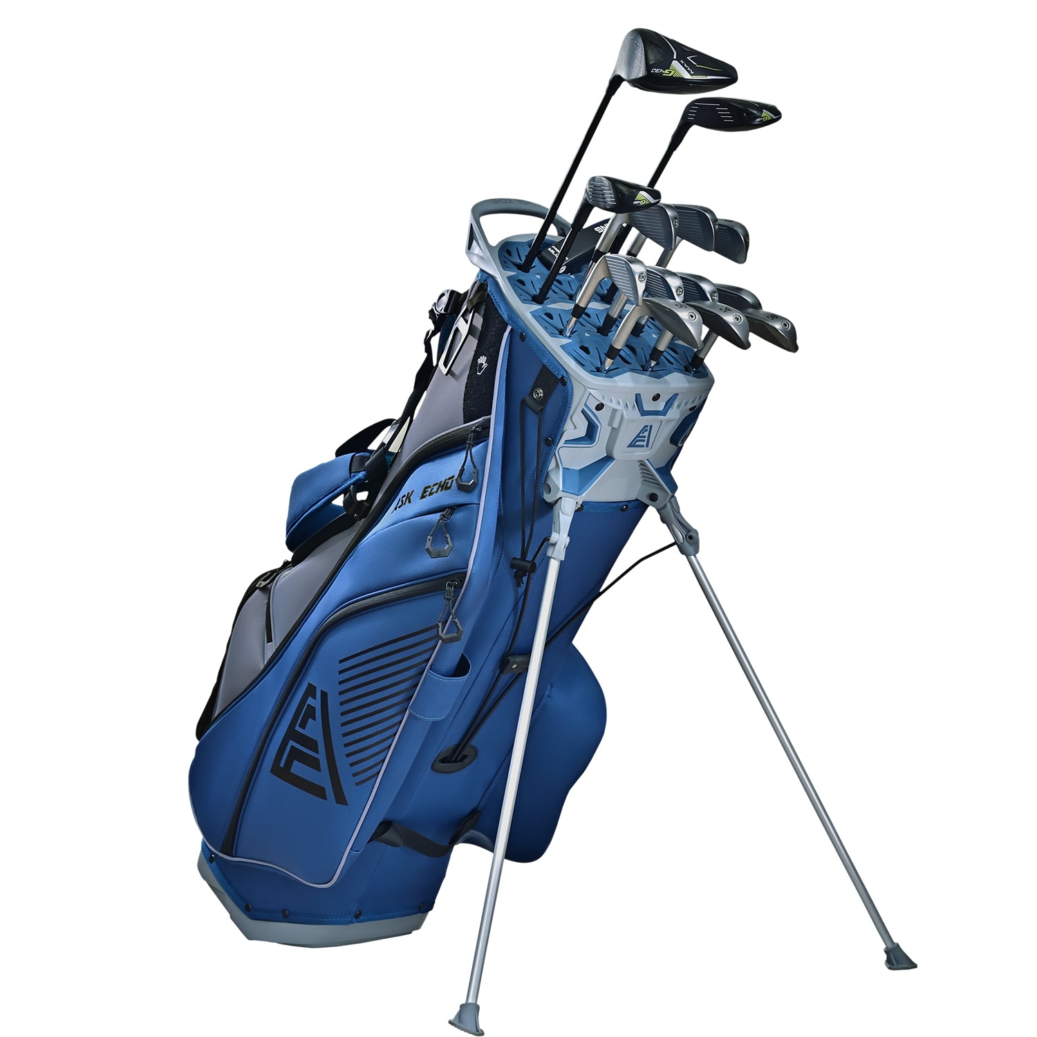 Ask Echo 2025 ST-LOCK Mecha 14 Way Dividers Quiet Hybrid Stand Bag / N
