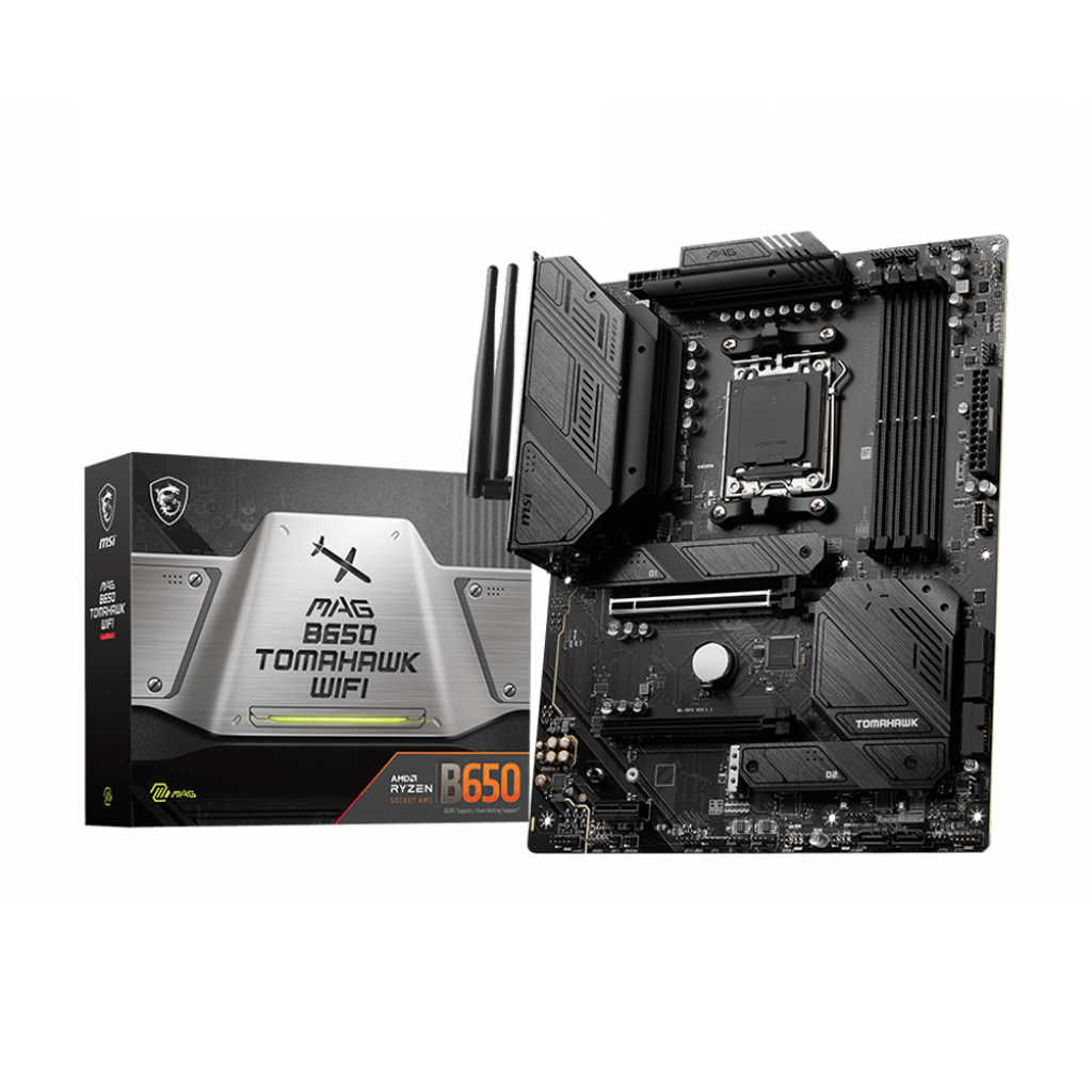 MSI MAG B650 TOMAHAWK WIFI AMD AM5 DDR5 ATX Motherboard - MSI-US