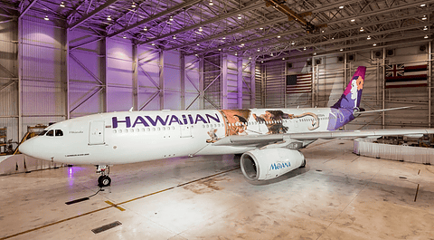 ハワイアン航空、ディズニー映画「モアナと伝説の海」とタイアップした