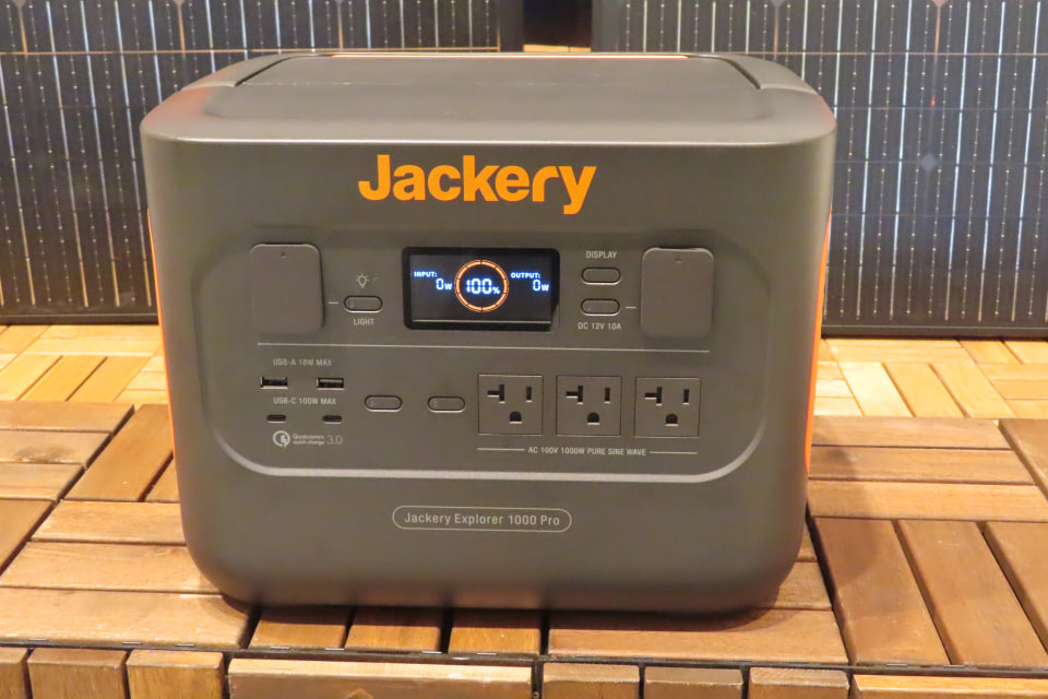 Jackery、最速1.8時間で満充電になるポータブル電源「1000 Pro」発売