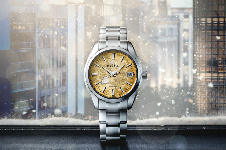 グランドセイコー、雪が舞う冬の銀座をモチーフにした限定モデル