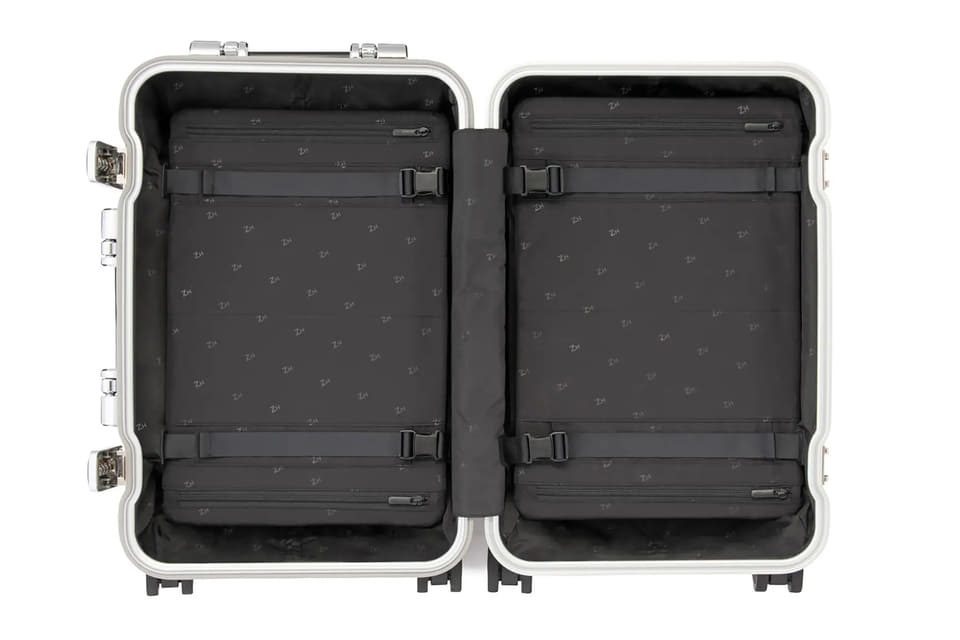 ゼロハリバートン、ブランド初のアルミ製トランク。メタリックな