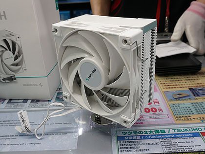 DeepCoolの人気CPUクーラー「AK400」に“真っ白な”新モデル、ヒート