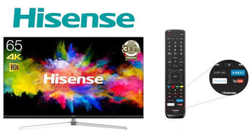 Hisenseの4KテレビにU-NEXTアプリ提供。32型のリモコンにU-NEXT専用