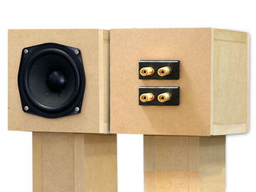 10cmユニット付きの鳥形バックロードホーンスピーカーキット