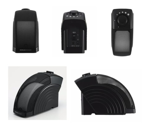 曲面サウンドで“高齢者にも聴こえを”TV向け「ミライスピーカー・ホーム