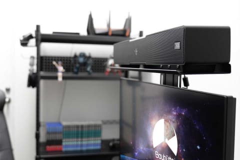 バウヒュッテ、モニター上にサウンドバー置けるラック - AV Watch