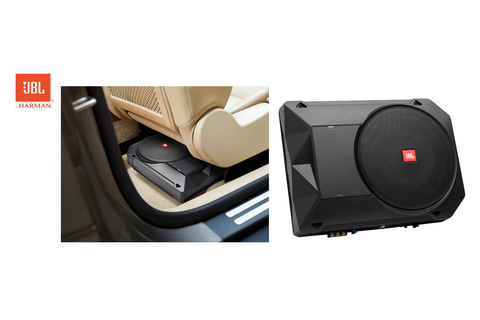 JBL、フロントシート下に置ける省スペース設計サブウーファー「BASSPRO