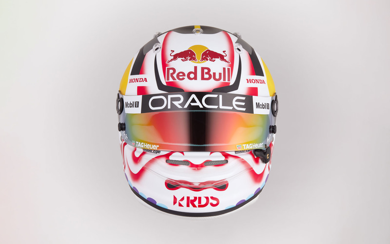 レッドブル・レーシング角田裕毅選手のF1日本グランプリ限定ヘルメット