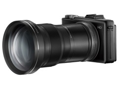 オリンパス、XZ-1など対応の1.7倍テレコンバージョンレンズ - デジカメ