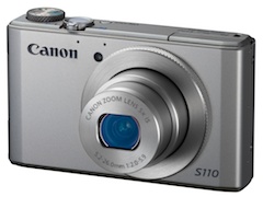 キヤノン、無線LAN機能を内蔵した「PowerShot S110」 - デジカメ Watch
