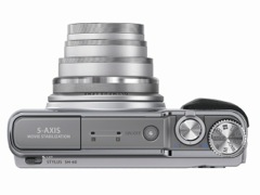 5軸手ブレ補正/24倍ズームのコンパクト「OLYMPUS STYLUS SH-60