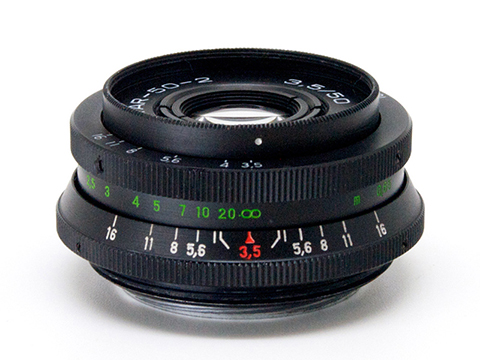 ロシアレンズ「Industar 50-2」とティルトアダプターのセット