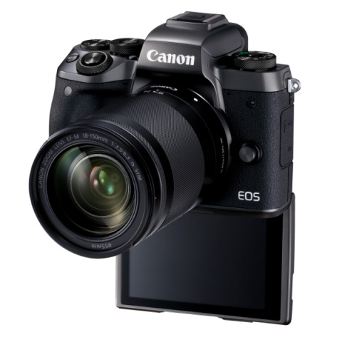 キヤノン、EVF内蔵のミラーレス最上位機「EOS M5」 - デジカメ Watch