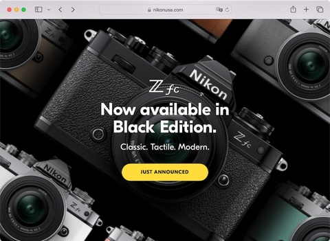 ニコン Z fcの“ブラックエディション”が海外で登場 - デジカメ Watch