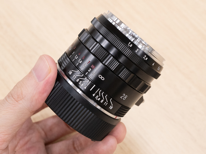 ライカM用の広角大口径レンズ「NOKTON Vintage Line 28mm F1.5