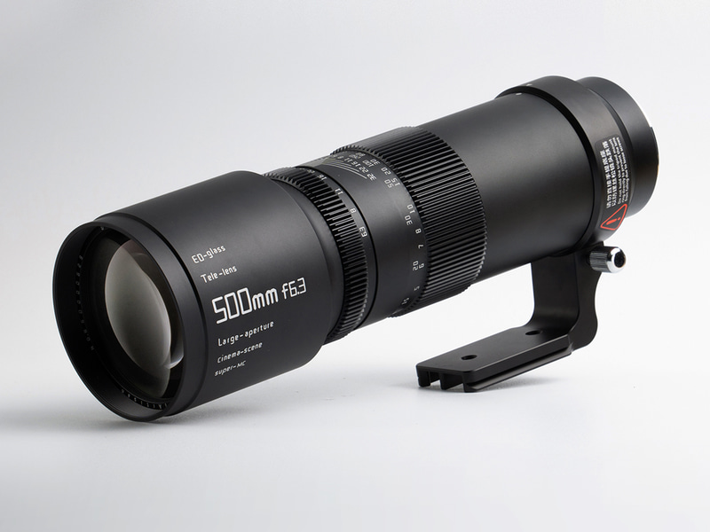 TTArtisan、500mm MFレンズにキヤノンEF、富士フイルムX/G、ニコンF用