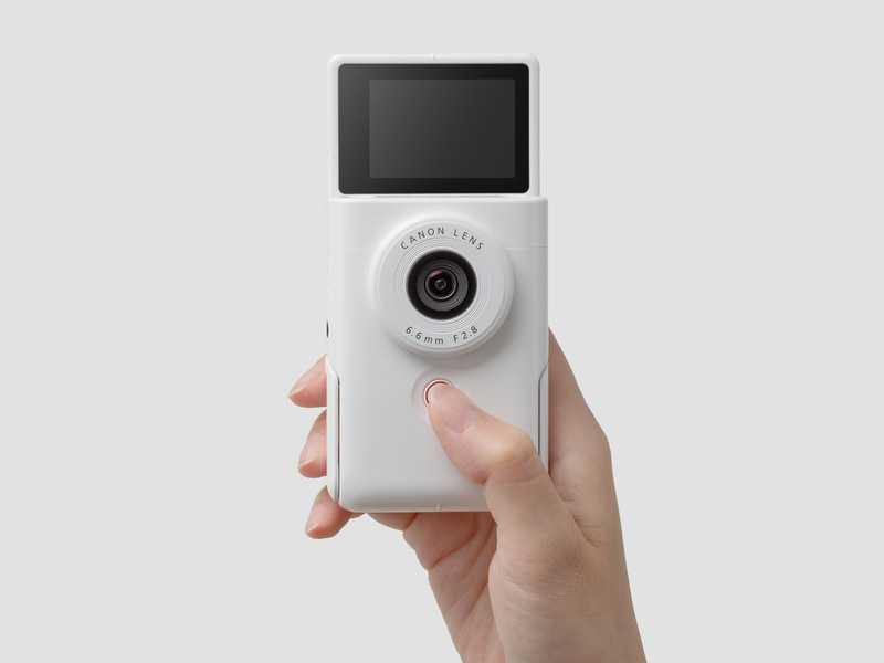 キヤノンのVlogカメラ「PowerShot V10」にホワイトモデルが登場